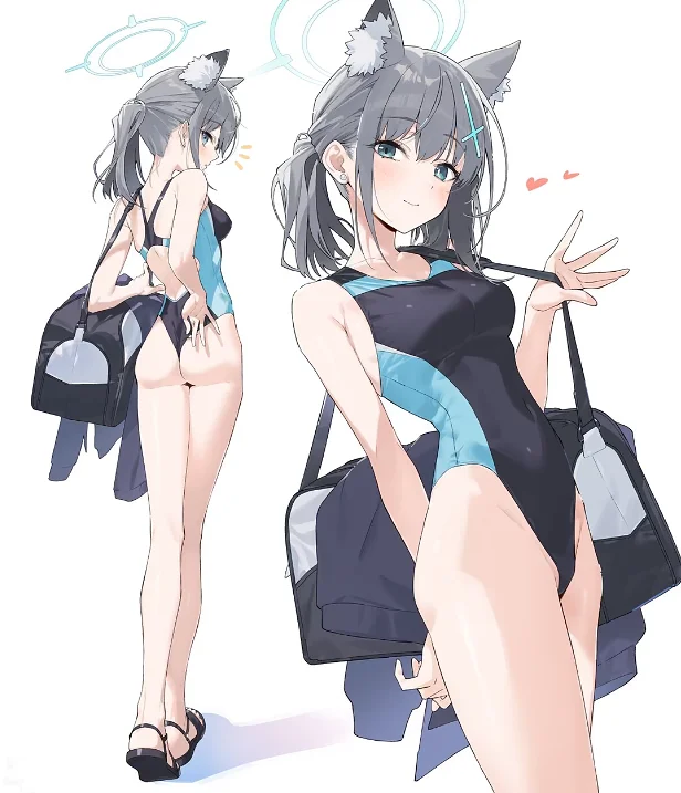 泳衣,泳装,白子,小鸟游星野