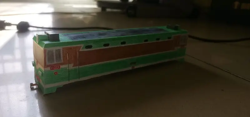 电力机车,纸模型