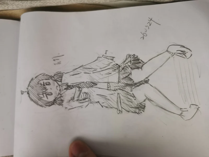 日常,摸鱼,一次性发完,OC,绘画