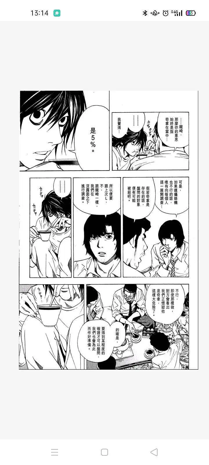 闲聊茶馆,漫画,死亡笔记
