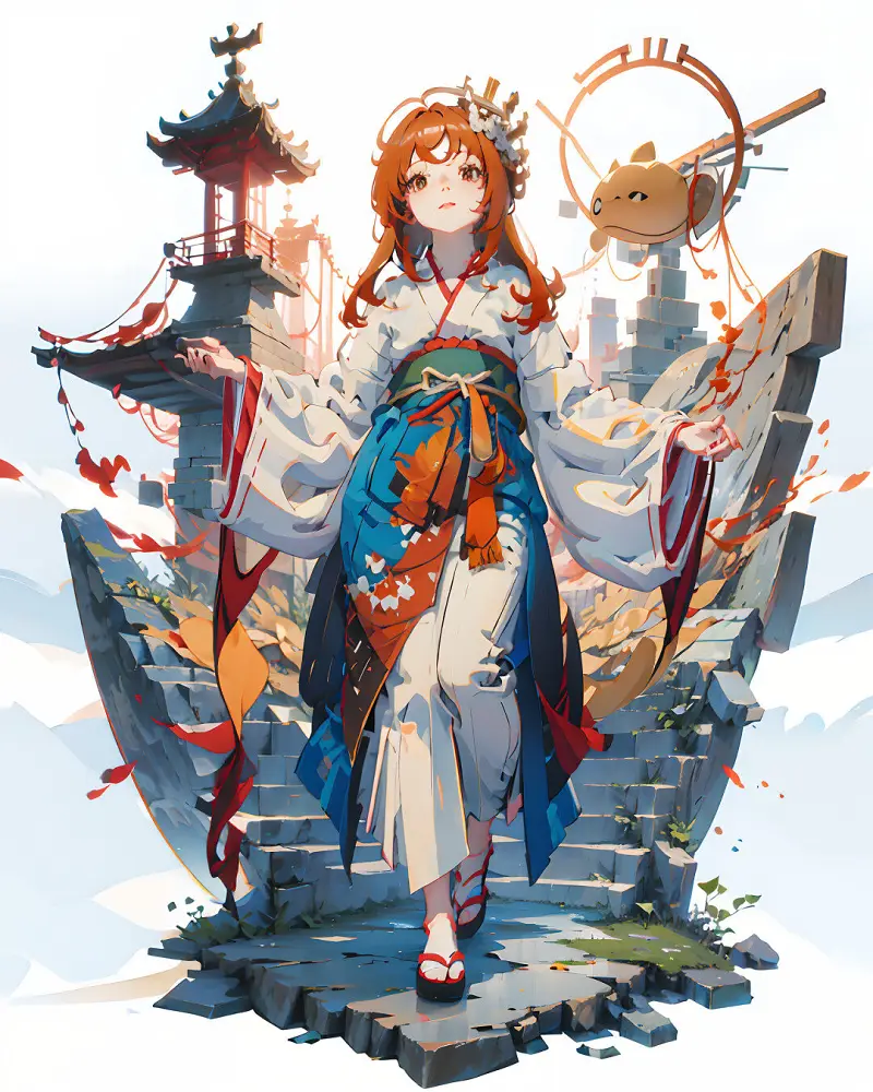 绘画创作,古风,立绘,AI绘画