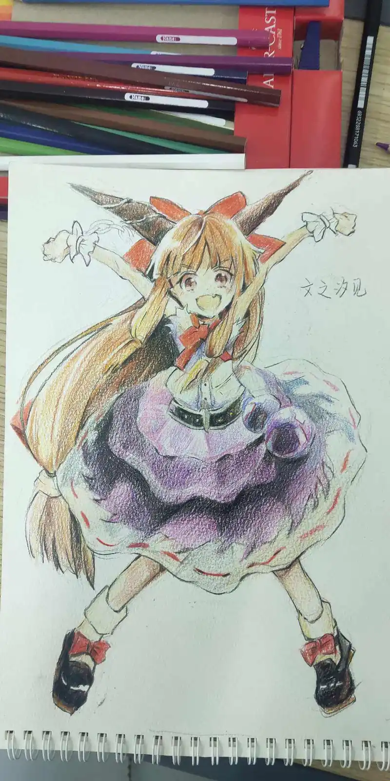 画了一张西瓜～