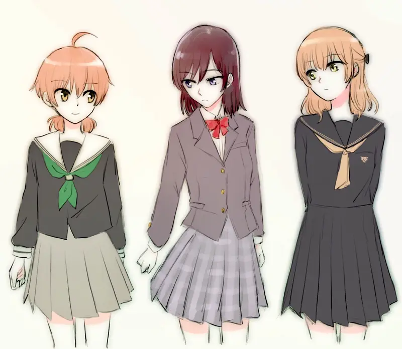 终将成为你,小糸侑,七海灯子,佐伯沙弥香,やがて君になる,百合,动漫壁纸,动漫美图,美图,壁纸,绘画,插画,PIXIV,二次元美图,二次元壁纸