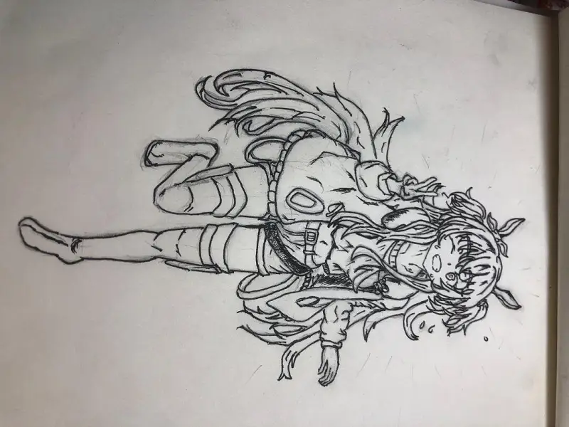摸