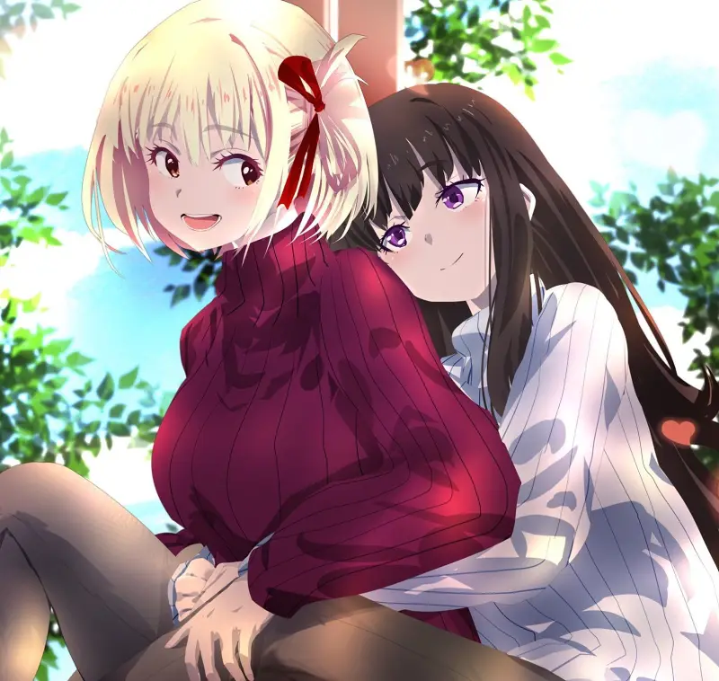 LycorisRecoil,莉可莉丝,锦木千束,井之上泷奈,动漫壁纸,动漫美图,美图,壁纸,绘画,二次元壁纸