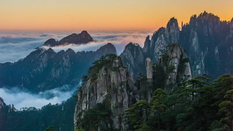 M站美图,风景,BING,黄山