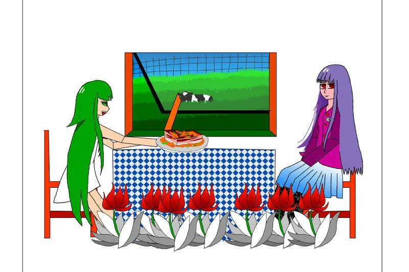 绘画创作,空之境界,沙耶之歌,浅上藤乃