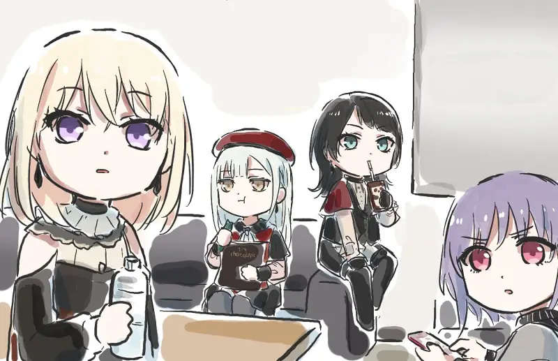 邦邦,BANGDREAM,MyGO,AveMujica,丰川祥子,高松灯,迷途之子,颂乐人偶,搞笑,漫画,绘画,推特,画师推荐