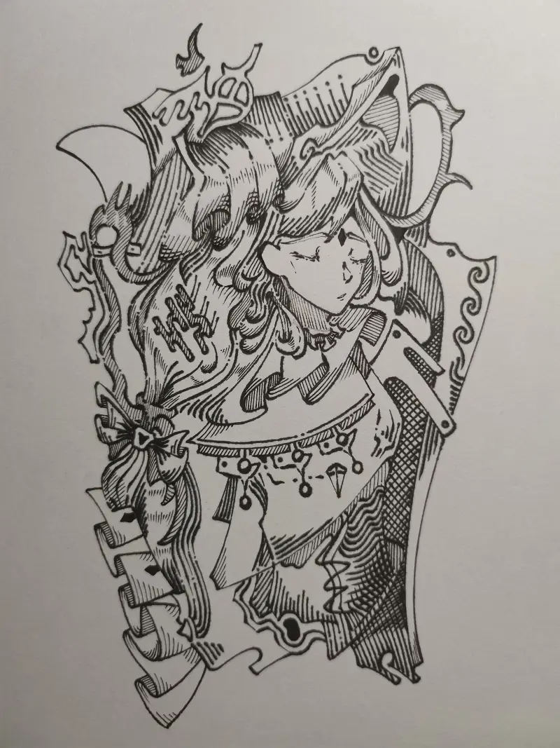 摸鱼,绘画