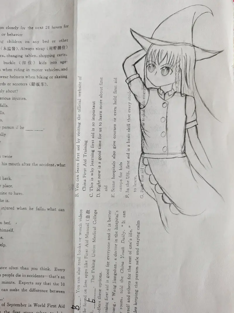 【绘画练习】Hello 魔理沙⭐️