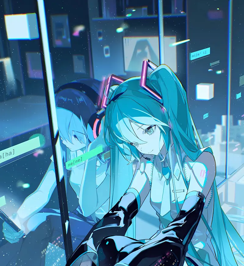 初音（*/∇＼*）