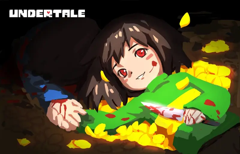 Undertale,firsk,chara,传说之下,FlowerFell,sans,fellsans,衫福,美图