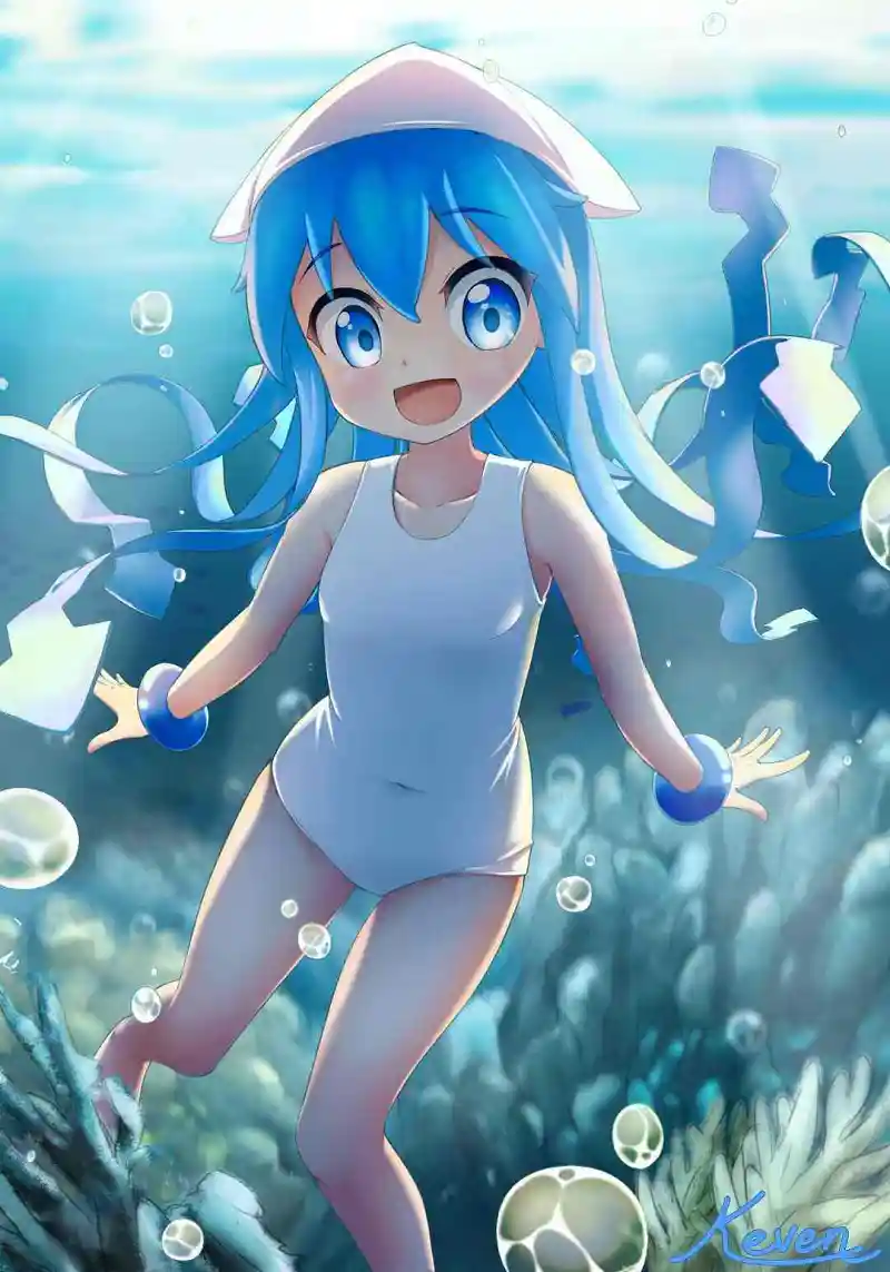 M站美图,动漫,美图,乌贼娘