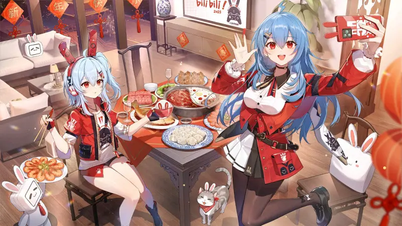 22酱33酱の贺年壁纸desu(/≧▽≦/)～