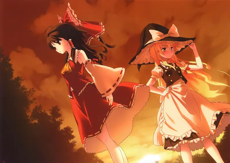 画,绘画,插画,c77,紙切ればさみ,やすゆき,神籬,東方,东方,project