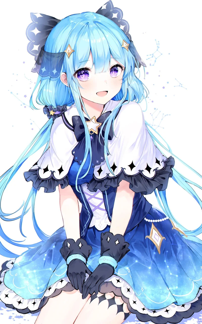 蓝毛