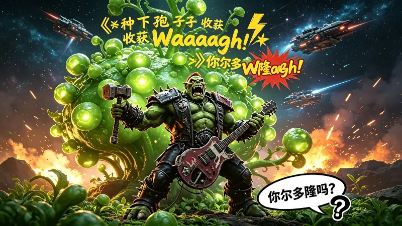 【我说《⚡种 下 孢 子 就 会 收 获 Waaagh！⚡ 》 你 尔 多 隆 吗 ？】
