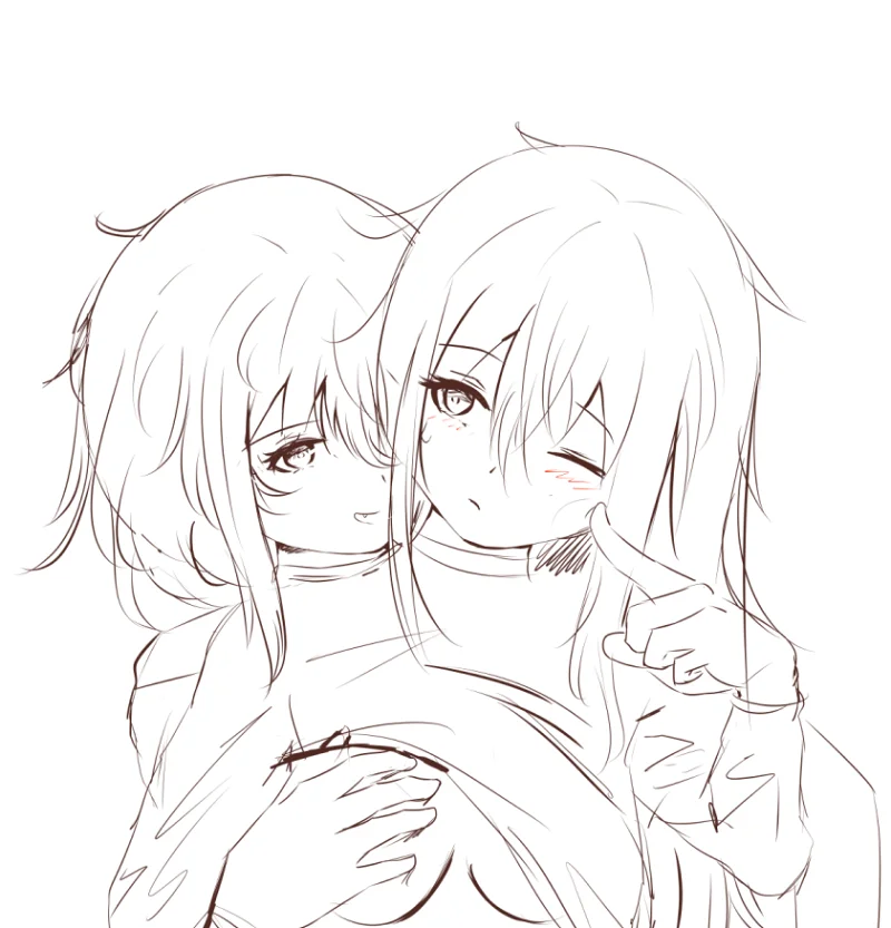 随便摸个百合贴贴吧