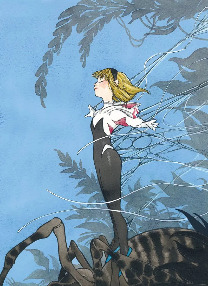 漫威,Marvel,美漫,漫威漫画,蜘蛛格温,格温史黛西,超级英雄,蜘蛛侠,动漫壁纸,动漫美图,美图,壁纸,绘画,插画,推特,画师推荐