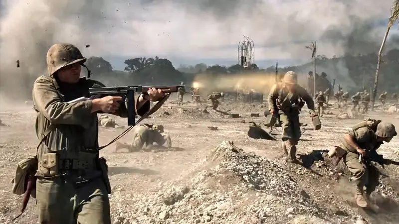 【太平洋战争】贝里琉岛战役片段,攻占机场(1944年9月) 【太平洋战争】贝里琉岛战役片段,攻占机场(1944年9月)