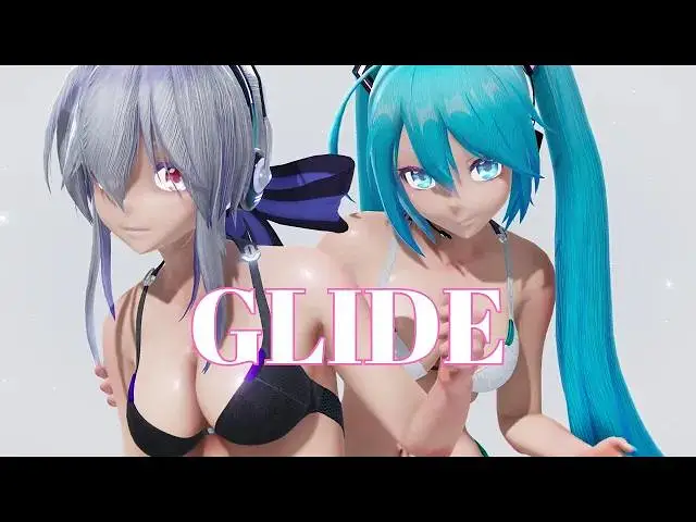 【MMD】GLIDE ⧸ 初音未来 & 弱音HAKU 比基尼【Ultra Wide - 5120x2160】 【MMD】GLIDE ⧸ 初音未来 & 弱音HAKU 比基尼【Ultra Wide - 5120x2160】
