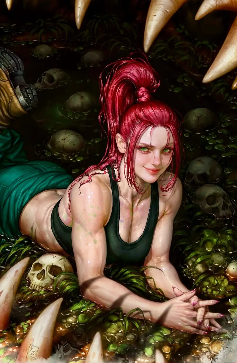 DC,DC漫画,美漫,超级英雄,毒藤女,美图,壁纸,绘画,插画,哥谭