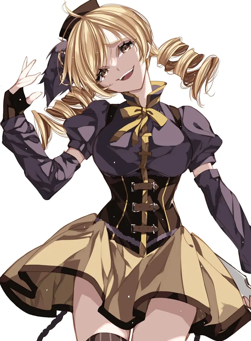 魔法少女小圆,魔法少女,巴麻美,动漫壁纸,动漫美图,美图,壁纸,绘画,插画,二次元