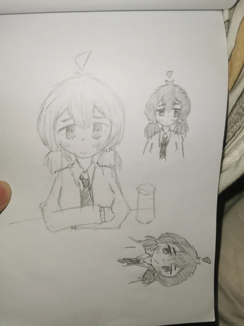 日常,摸鱼,一次性发完,OC,绘画