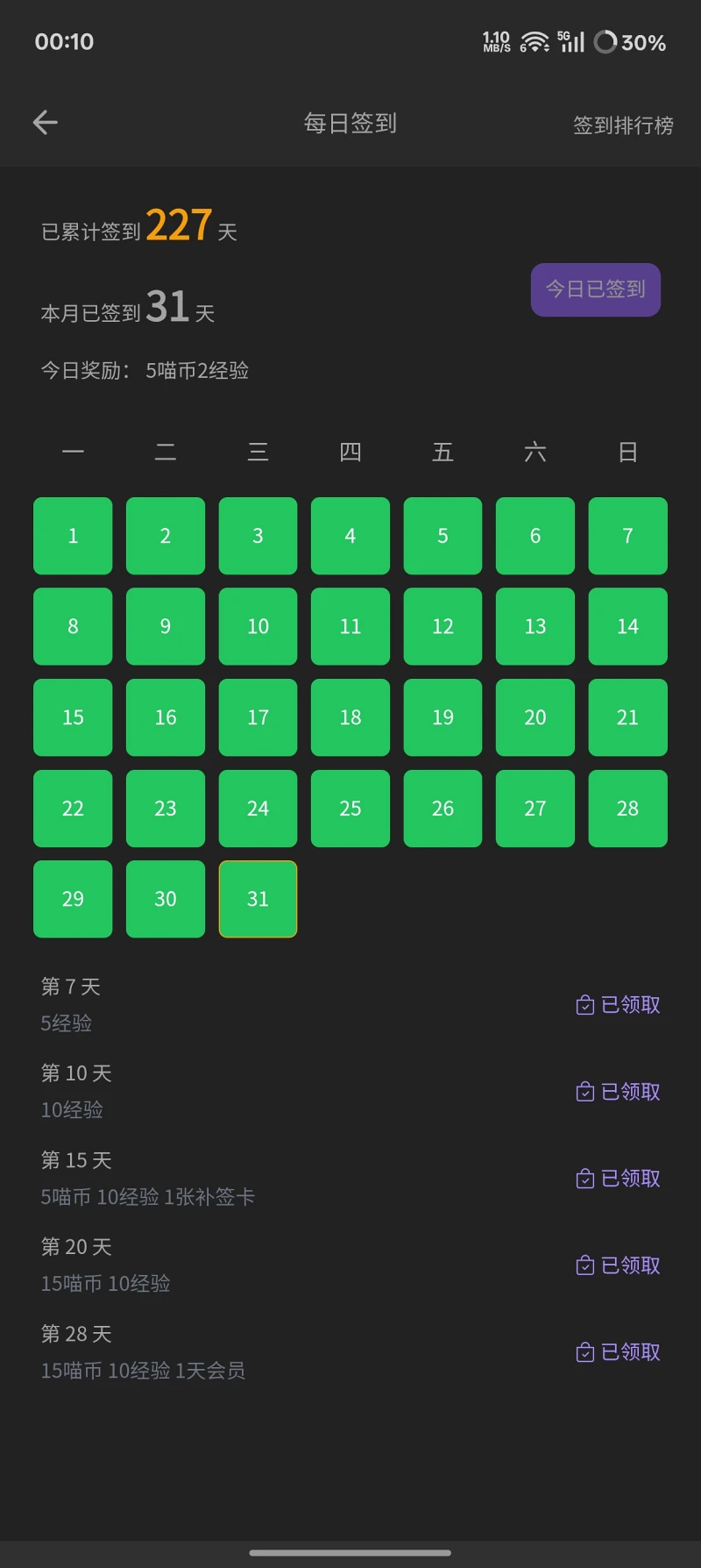 依旧满签喵