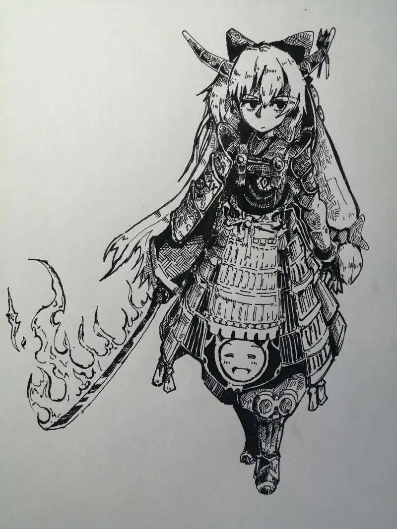 这几天的钢笔画