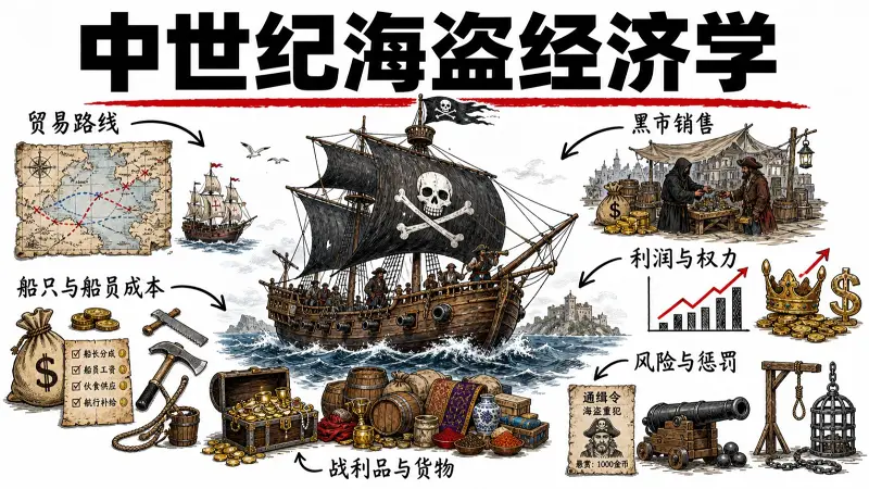假如你在中世纪有一艘海盗船