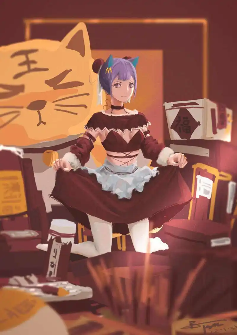 绘画创作,站娘,M站拜年祭,BTSAN