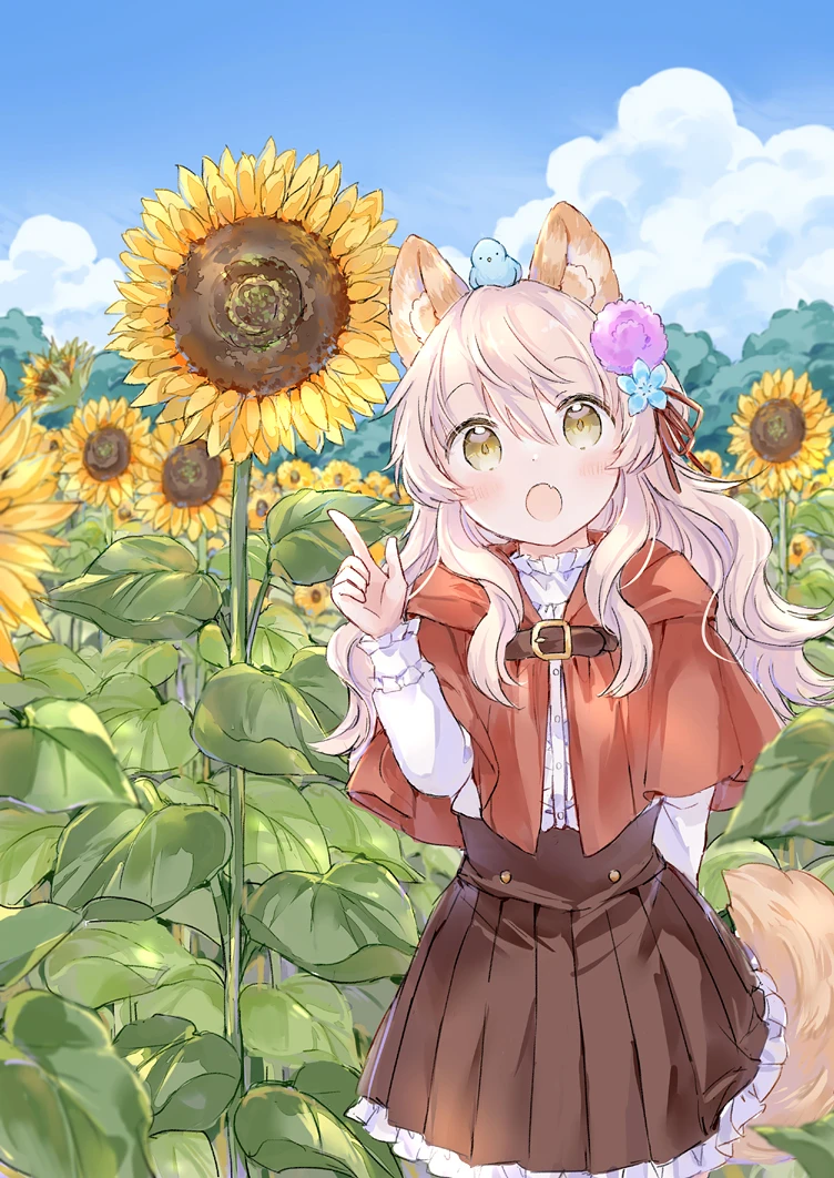 pixiv,二次元,绘画,壁纸,萌妹,兽娘,美少女