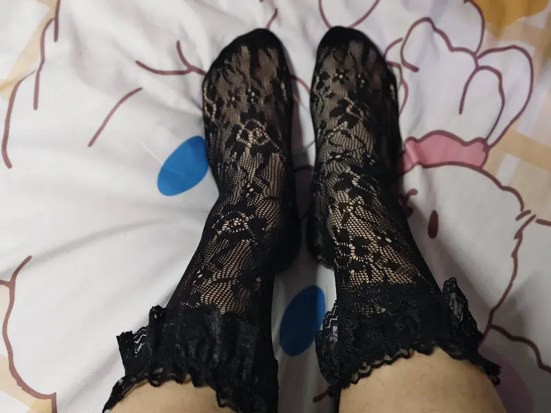 娚人,cd,蕾丝,袜子
