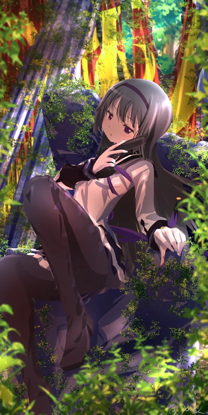 魔法少女小圆,魔法少女,晓美焰,晓美炎,魔圆,动漫壁纸,动漫美图,美图,壁纸,绘画,插画,PIXIV,画师推荐