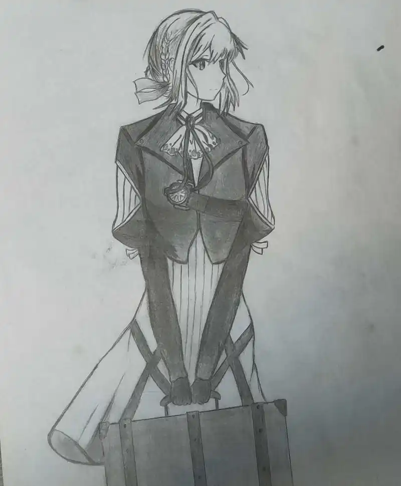 绘画创作,紫罗兰永恒花园