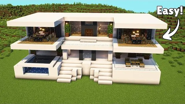 我的世界：如何建造终极现代住宅 | 教程