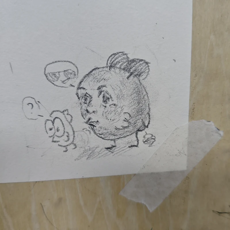 画画,鸡