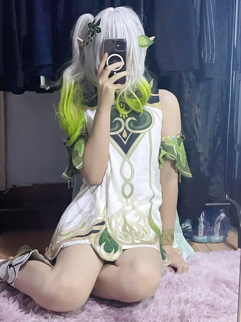 纳西妲,女装,cos,cosplay,原神,可爱的男孩子,小草神