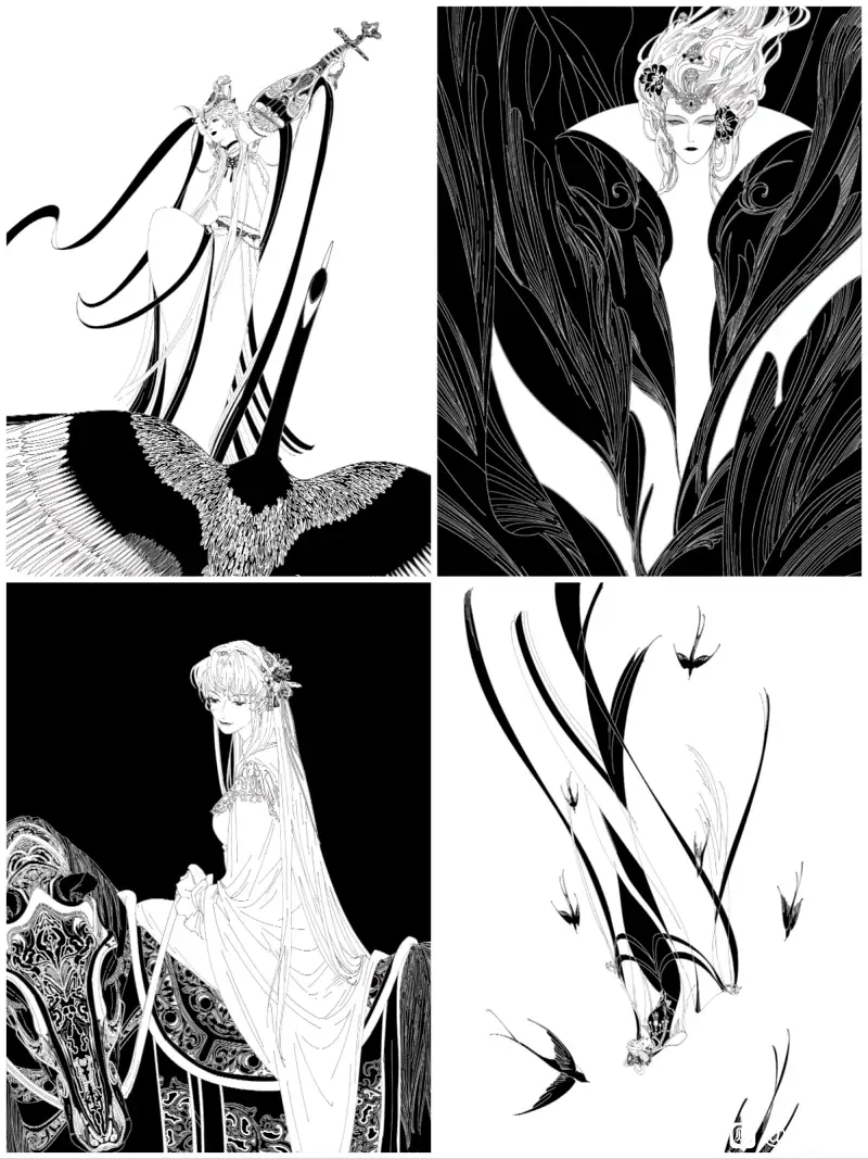 同人,布袋戏,绘画创作
