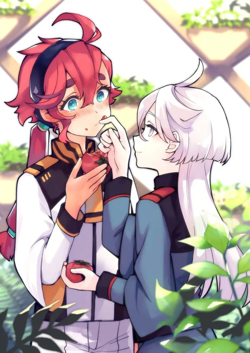 #机动战士高达 水星的魔女# ：「斯莱塔・墨丘利」&「米奥莉奈·伦布兰」