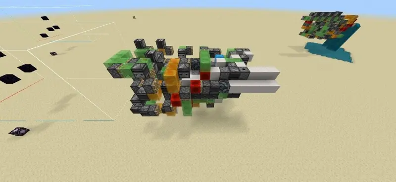 [minecraft绿萌] Foreshadow（厄兆）强归正弹头电磁矿狙测试模型