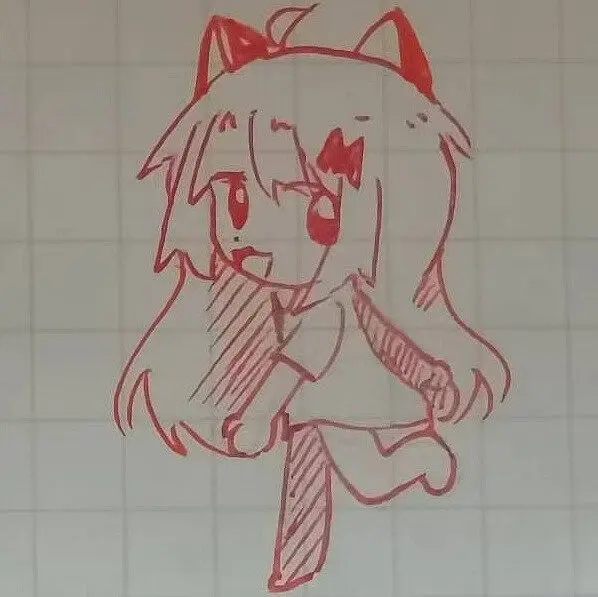 绘画创作,手绘,喵奈