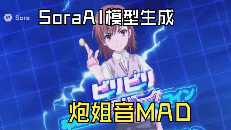 【Sora2】AI生成的炮姐音MAD合集（附手工与AI结合制作的伪合作单品）