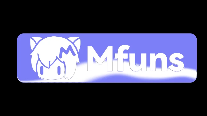 喵御宅logo扫光动画