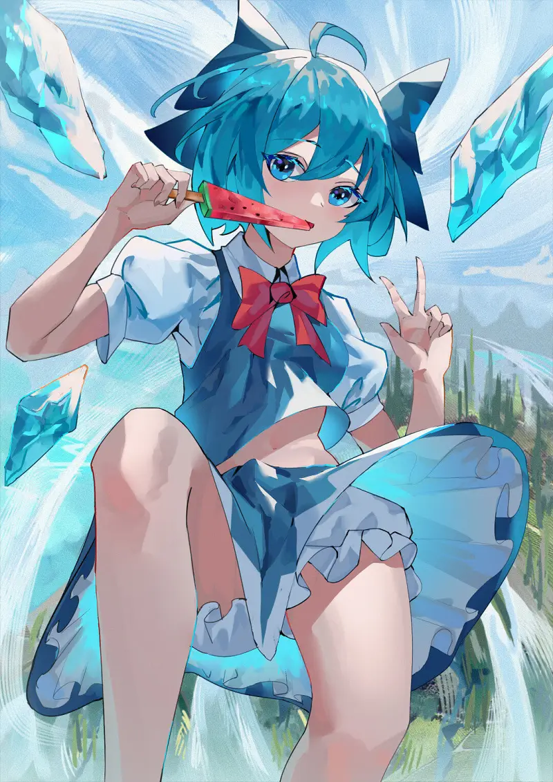 之前画的⑨