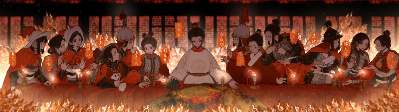 历史,明朝,南明,南明史,美图,壁纸,绘画,插画,B站