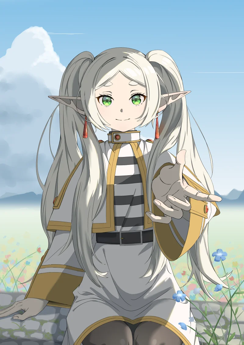 画了摸鱼莲~