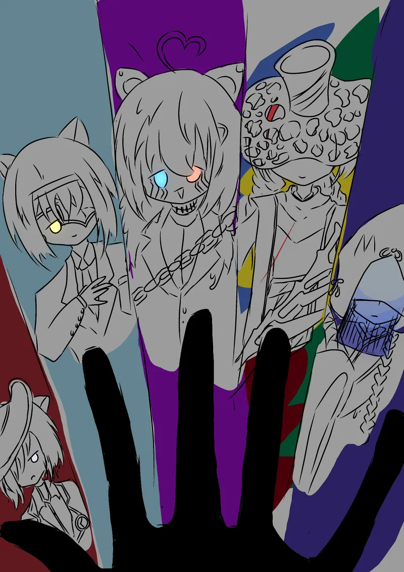 【绘画过程】“踏入此站者，当舍去一切希望”