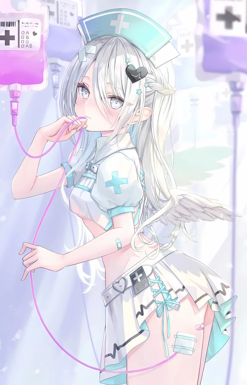 二次元,碧蓝档案,明日方舟,绘画,二创,原创